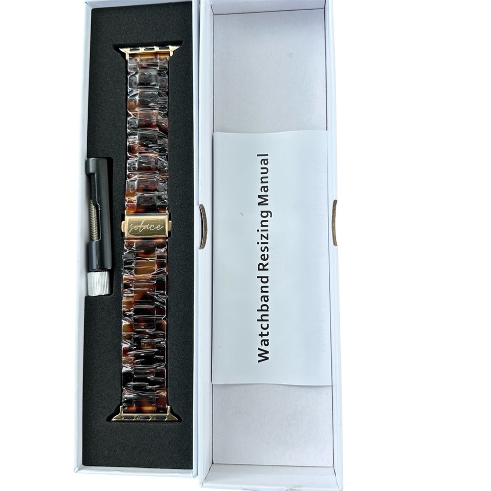 Solace Perma Band for Apple Watch 38/40/41 brand new in Dark Honey